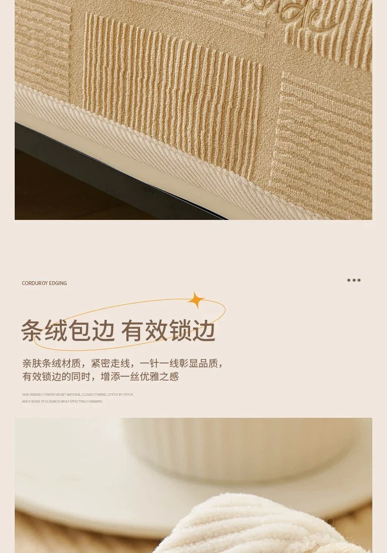 Capa de Sofá Nórdica Universal – Antiderrapante, elegante e perfeita para todas as estações!