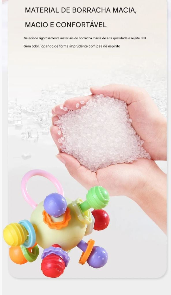 Bola Macia de Segurar para Bebês — Xingdun Presente ideal para bebês de 0 a 3 anos! ?