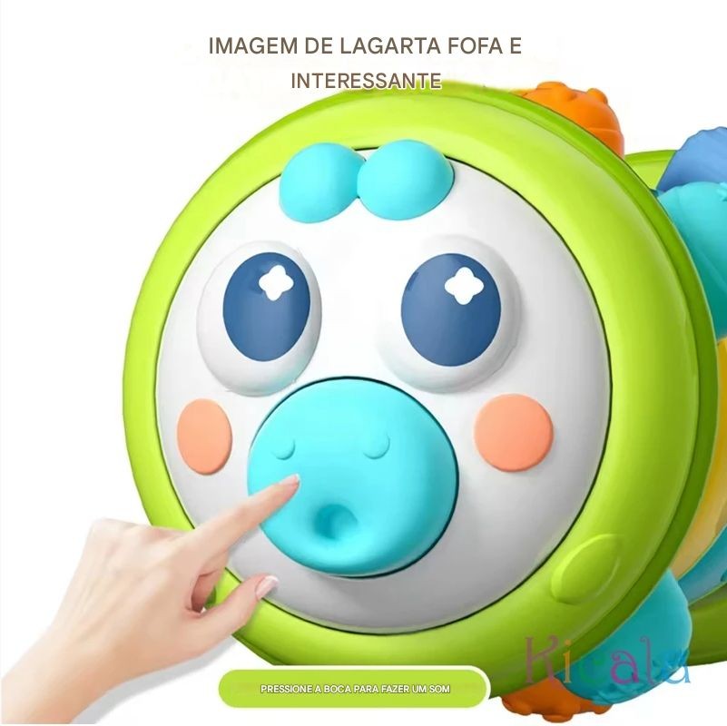 Rolo sensorial para bebê – estimula o engatinhar, tempo de barriga e desenvolvimento motor (0–12 meses).