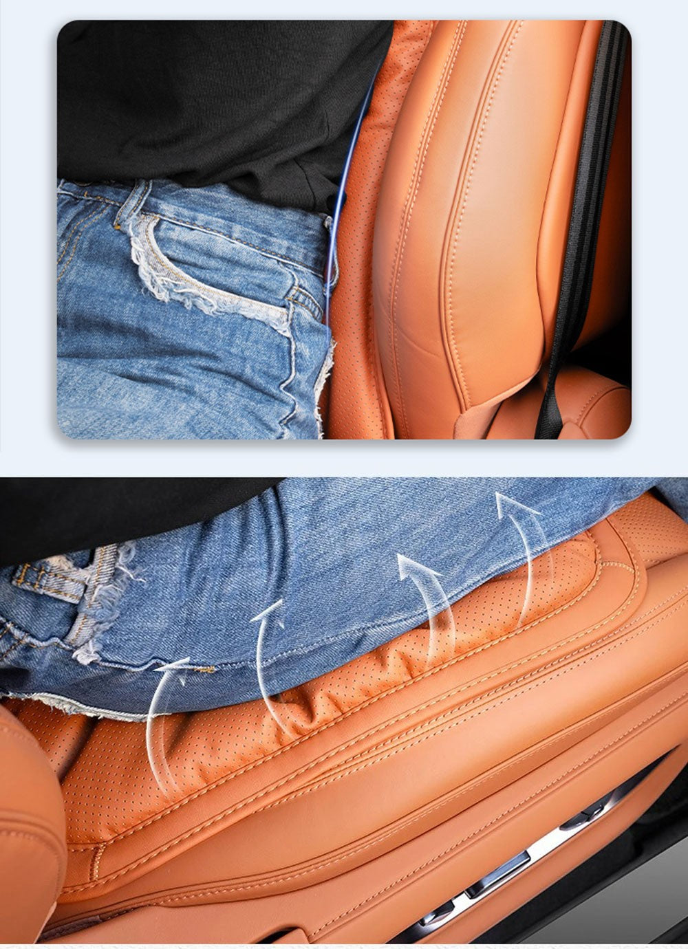 Proteção Completa para bancos – evita desgaste, sujeira e arranhões. Design moderno e confortável – Almofada acolchoada para mais conforto nas viagens.