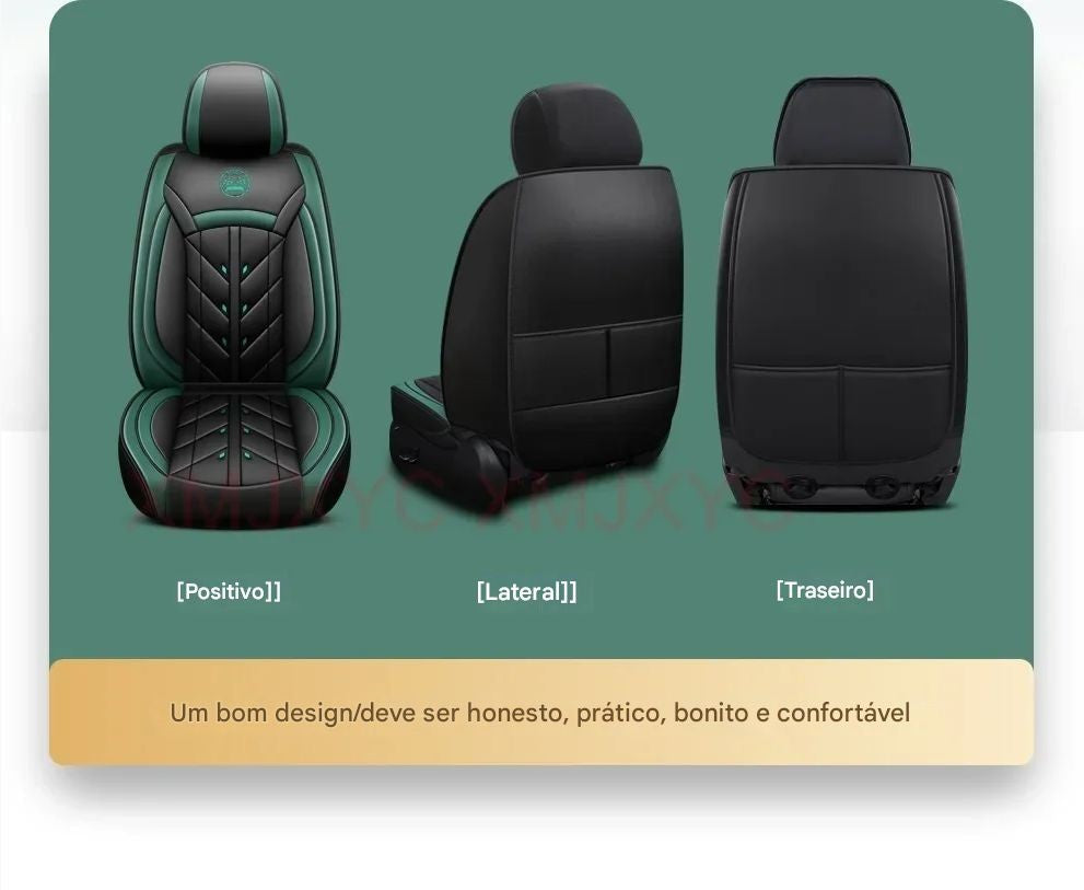 CAPA DE BANCO UNIVERSAL EM COURO PREMIUM!