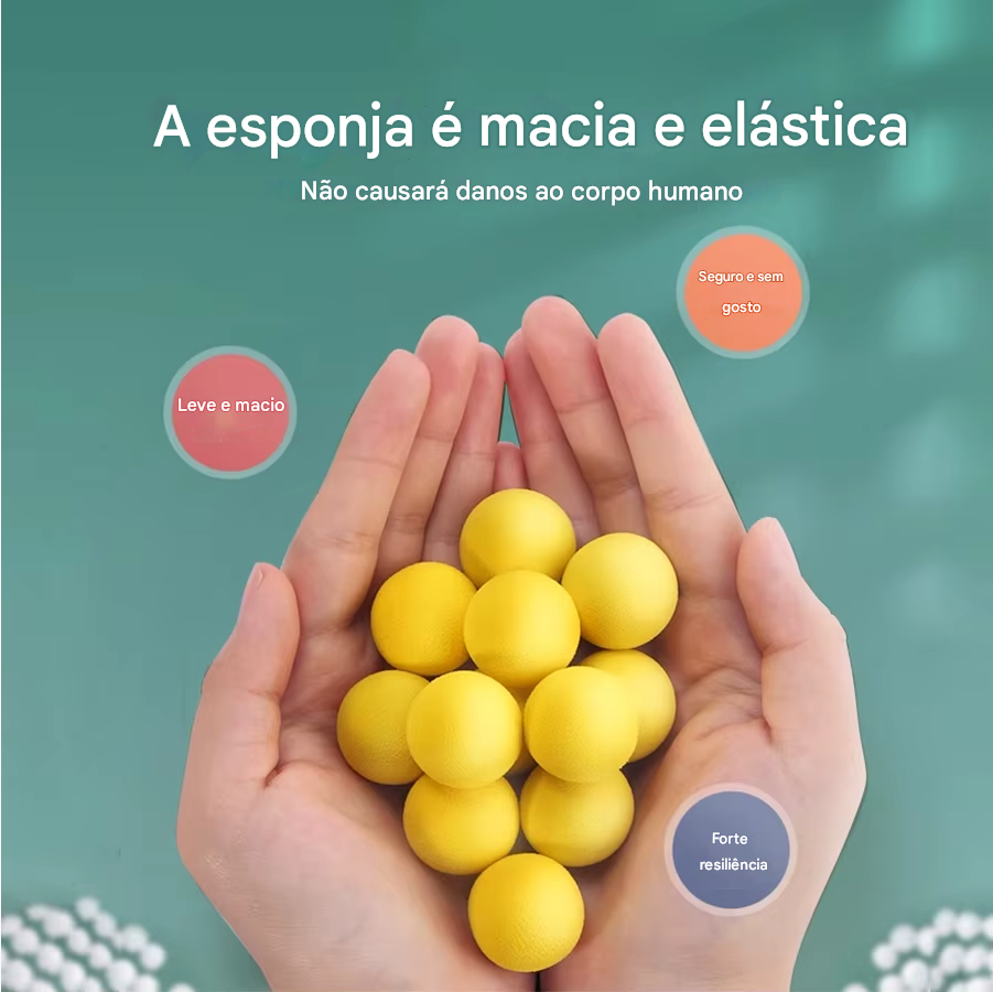 Brinquedo Interativo de Dinossauro T-Rex – Arma Lança Bolas Macias | Diversão Pai e Filho | Quebra-Cabeça Educativo para Crianças