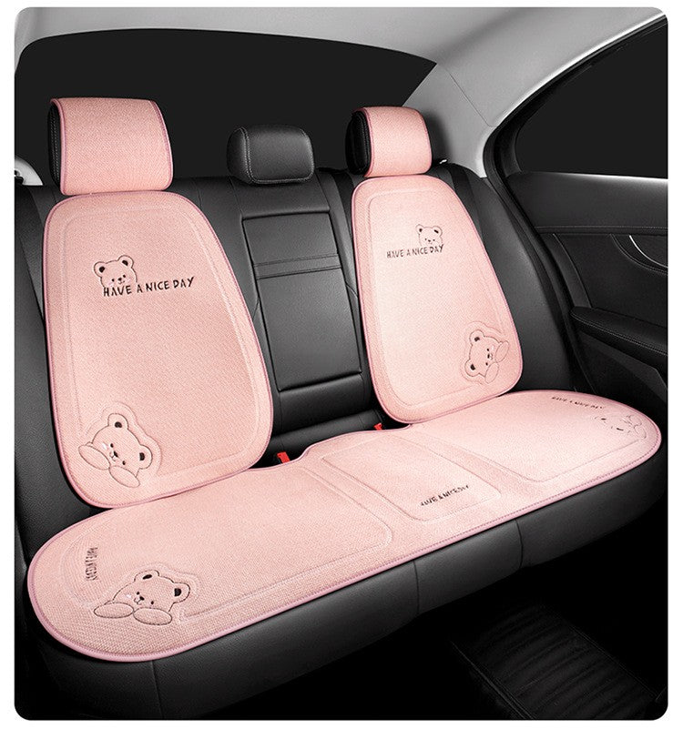 Capa de Almofada para Assento de Carro - Estilo, Conforto e Proteção Antiderrapante!