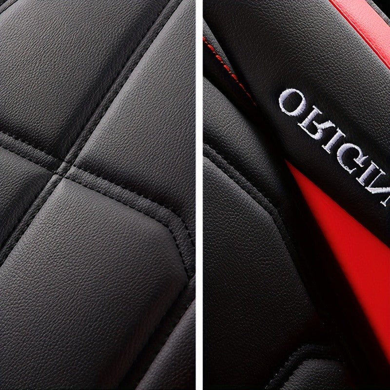 Capa de Assento Universal em Couro Premium – Almofada Completa para Motorista e Passageiro | Conforto e Estilo 4 Estações