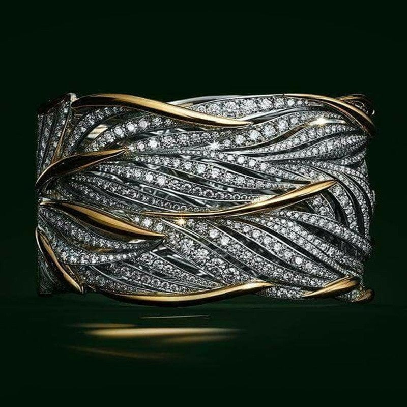 Moda | Anel de Prata Esterlina 925 com Cristal Zircão Incrustado – Joia Charmosa para Mulheres, Perfeita para Presente.