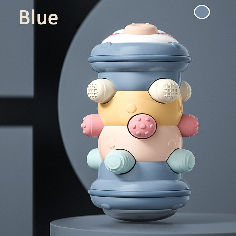 Rolo sensorial para bebê – estimula o engatinhar, tempo de barriga e desenvolvimento motor (0–12 meses).