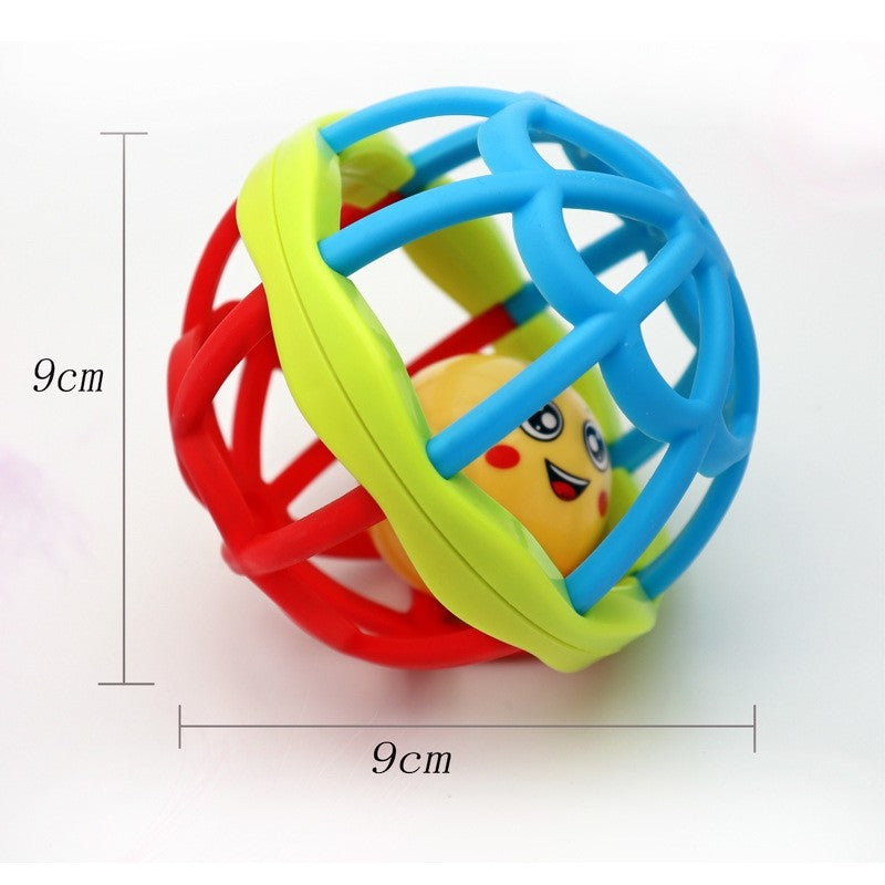 Rolo Inflável para Engatinhar — Brinquedo para Bebês de 6 a 12 Meses | Estímulo ao Desenvolvimento, Tempo de Barriga, Jogos de Fitness e Aprendizagem Precoce com Bola de PVC