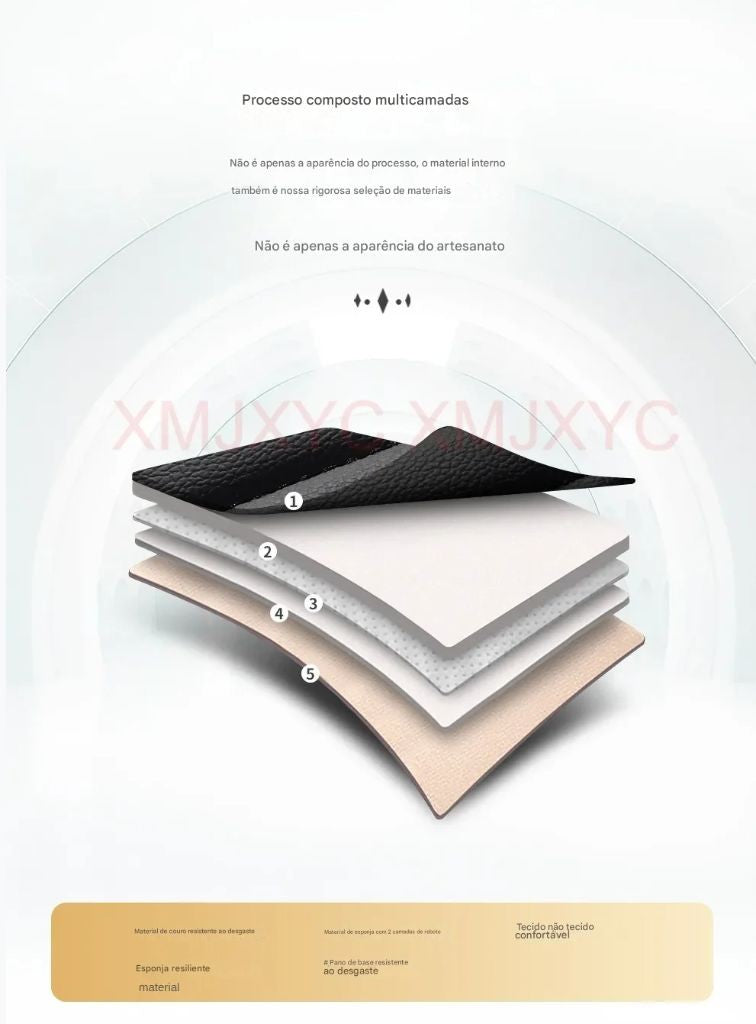 CAPA DE BANCO UNIVERSAL EM COURO PREMIUM!