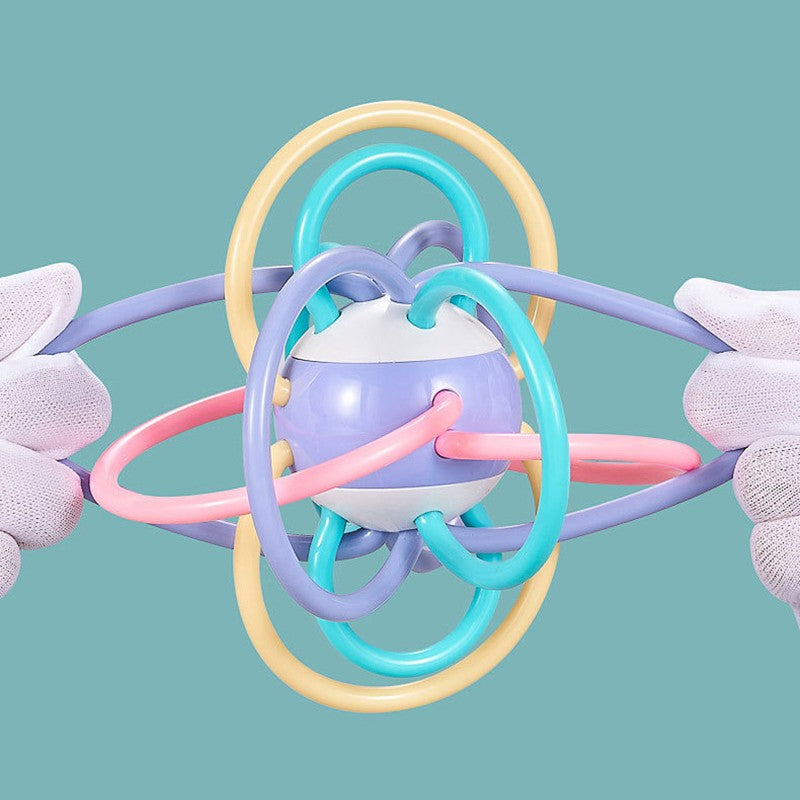 Brinquedo sensorial e educativo para bebês – 0 a 12 meses | Chocalho, mordedor, dentição e desenvolvimento motor.