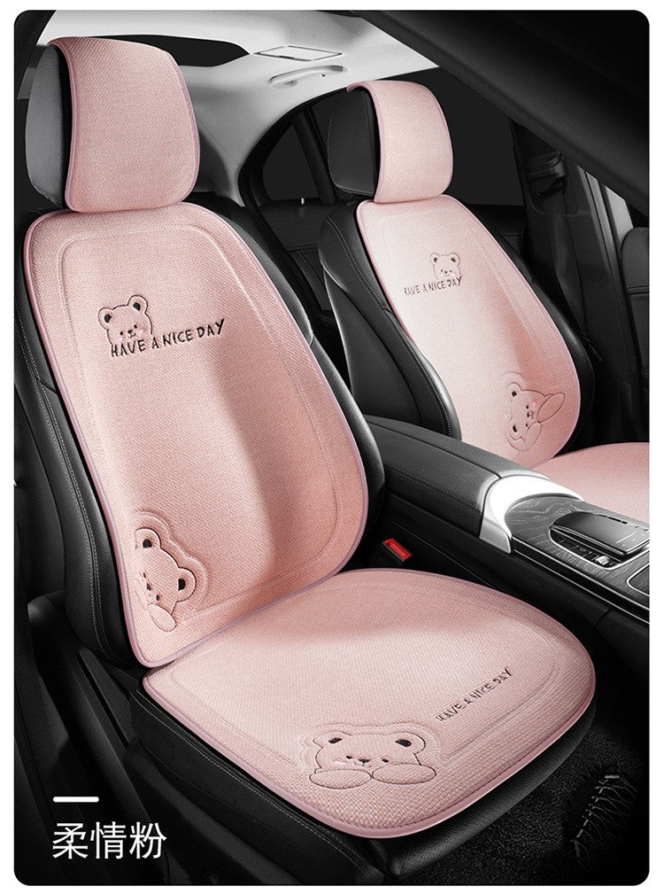 Capa de Almofada para Assento de Carro - Estilo, Conforto e Proteção Antiderrapante!