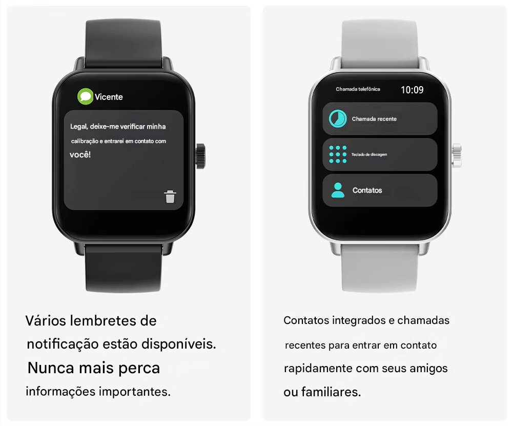 COLMI P81 - Relógio Inteligente com Chamadas de Voz, Tela Ultra de 1,9 Polegada