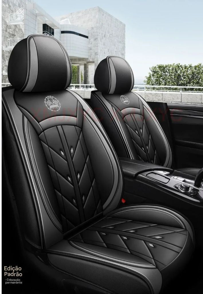 CAPA DE BANCO UNIVERSAL EM COURO PREMIUM!