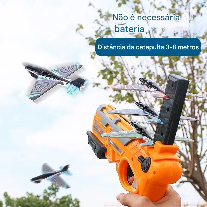 Brinquedo Educativo Aeronave Ejetável – Para Meninos de 3 a 5 Anos