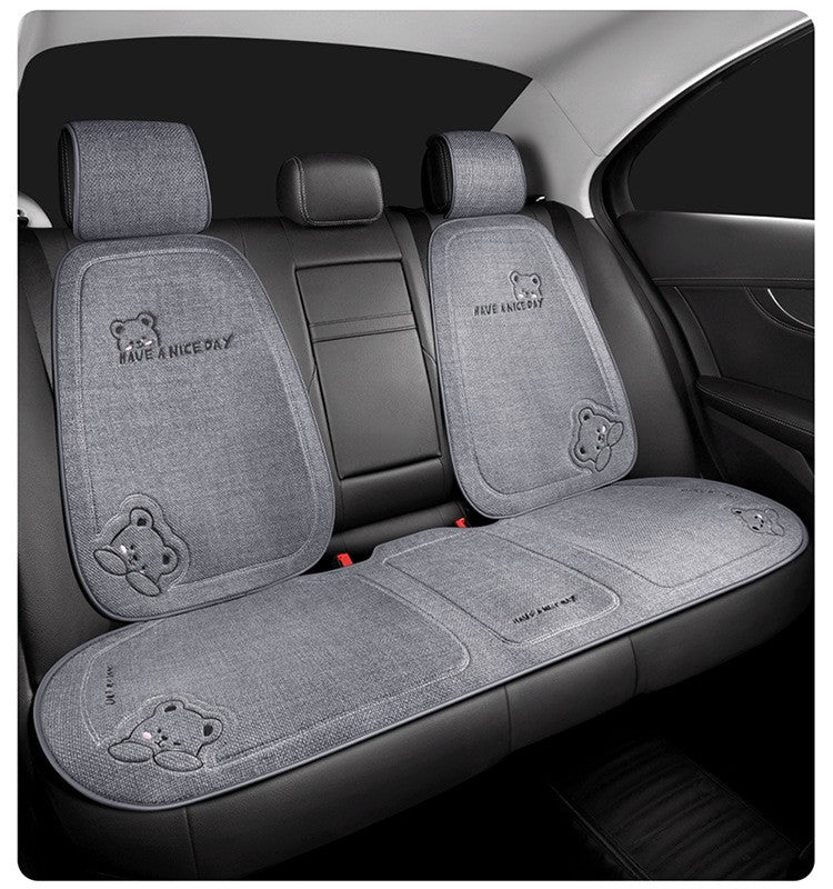 Capa de Almofada para Assento de Carro - Estilo, Conforto e Proteção Antiderrapante!