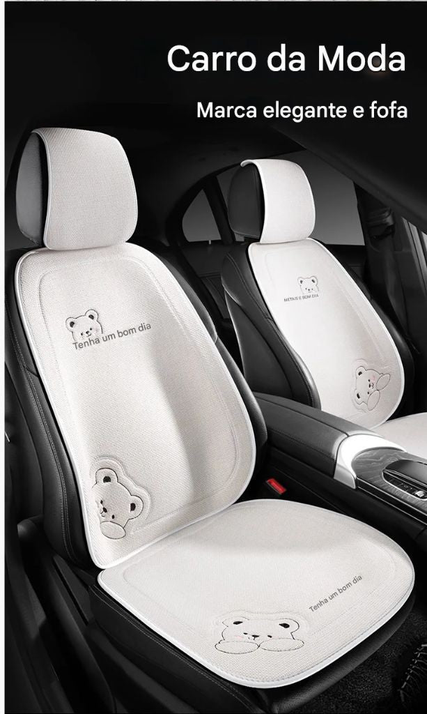 Capa de Almofada para Assento de Carro - Estilo, Conforto e Proteção Antiderrapante!