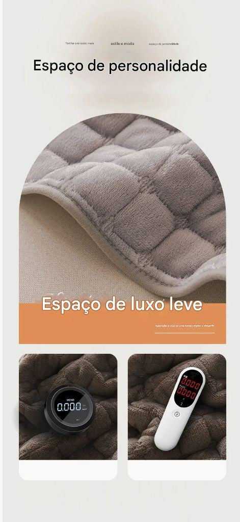 Capa de Sofá em Veludo Cristal – Modelo em L (Formato de Canto)