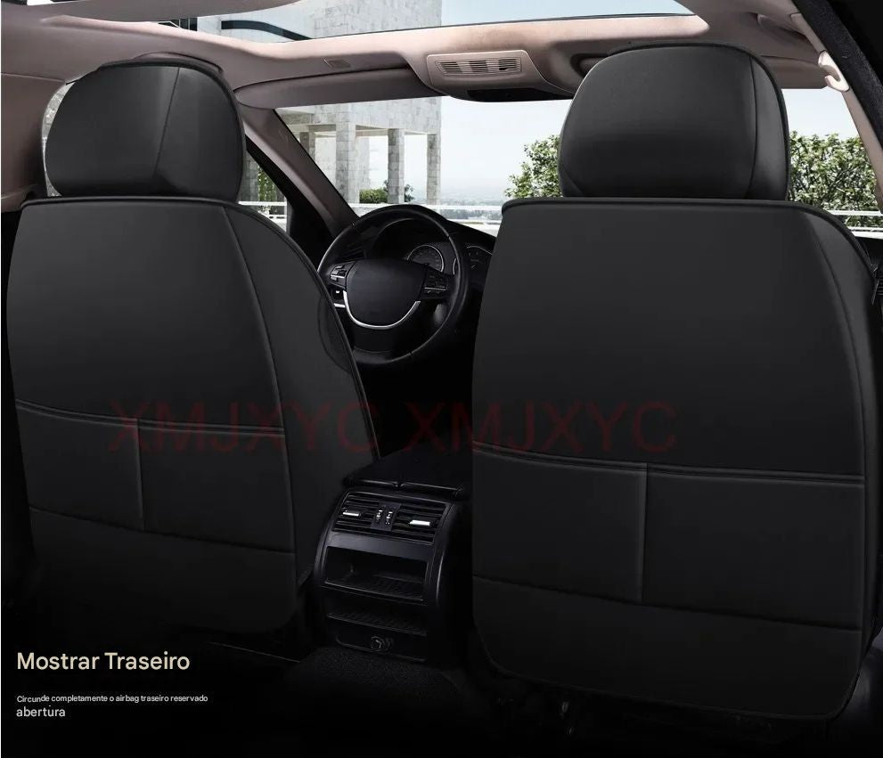 CAPA DE BANCO UNIVERSAL EM COURO PREMIUM!