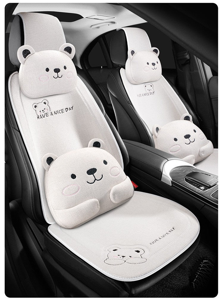 Capa de Almofada para Assento de Carro - Estilo, Conforto e Proteção Antiderrapante!