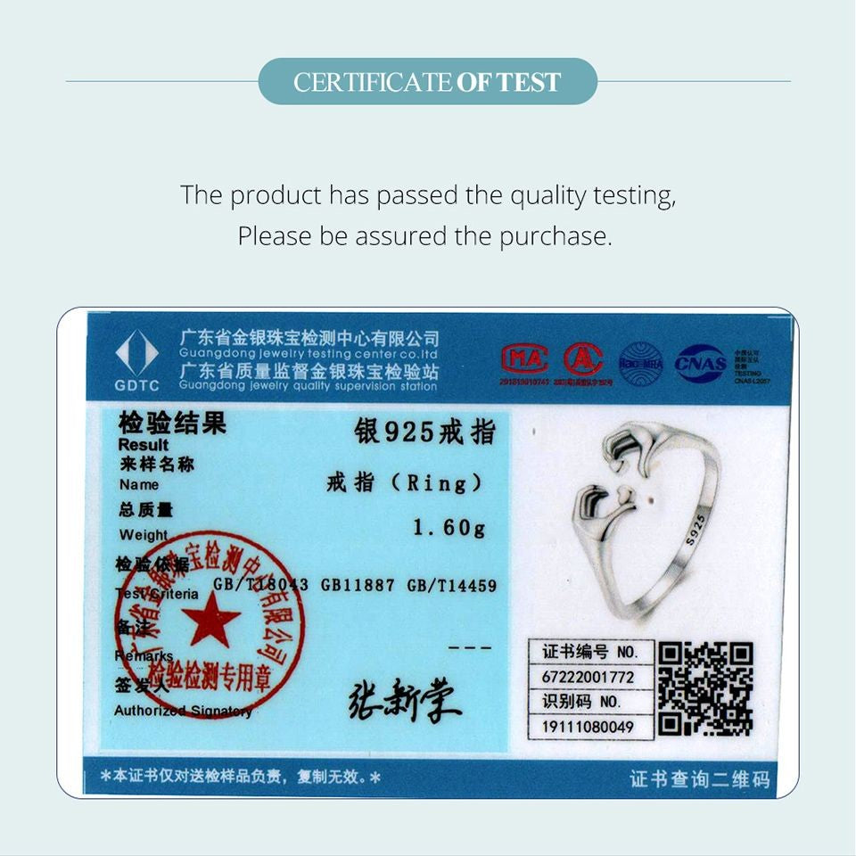 Anel WOSTU em Prata Esterlina 925 – Símbolo de Amor e União!