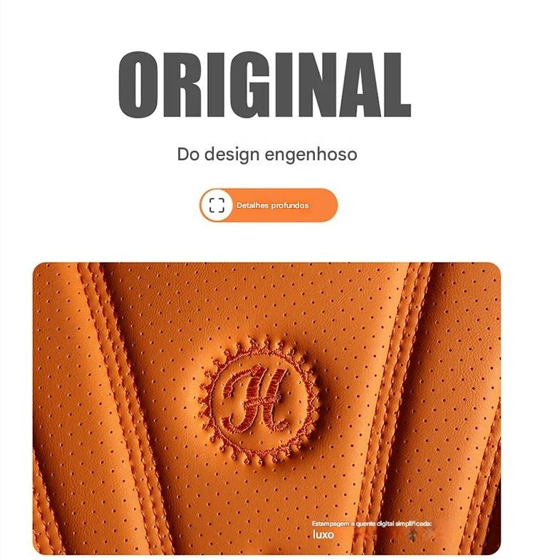 Capa de Assento Universal em Couro Premium – Conforto e Estilo em Todas as Estações!