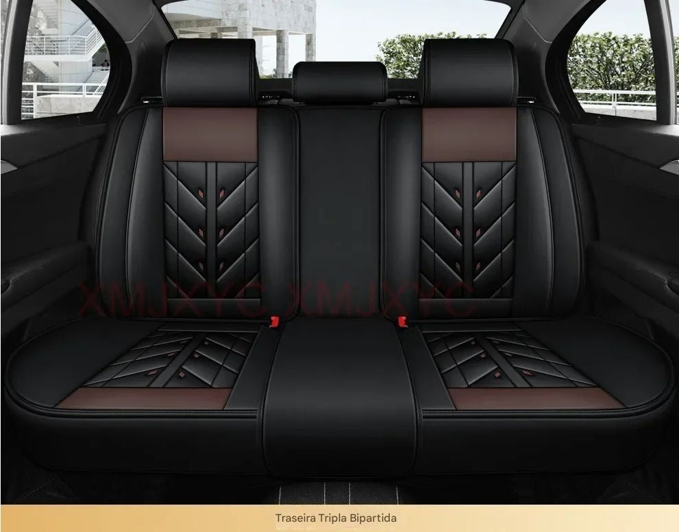 CAPA DE BANCO UNIVERSAL EM COURO PREMIUM!