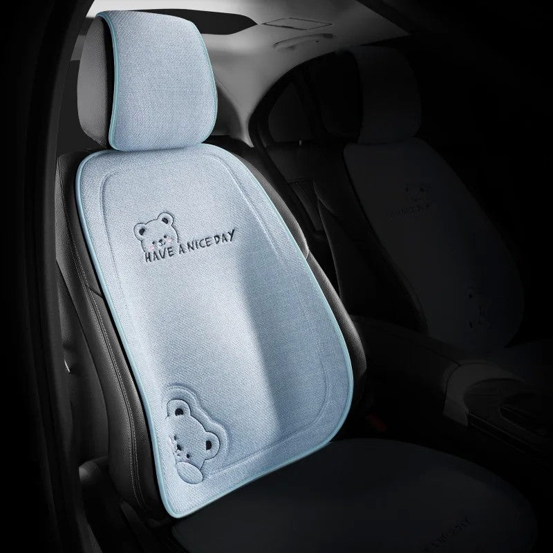 Capa de Almofada para Assento de Carro - Estilo, Conforto e Proteção Antiderrapante!