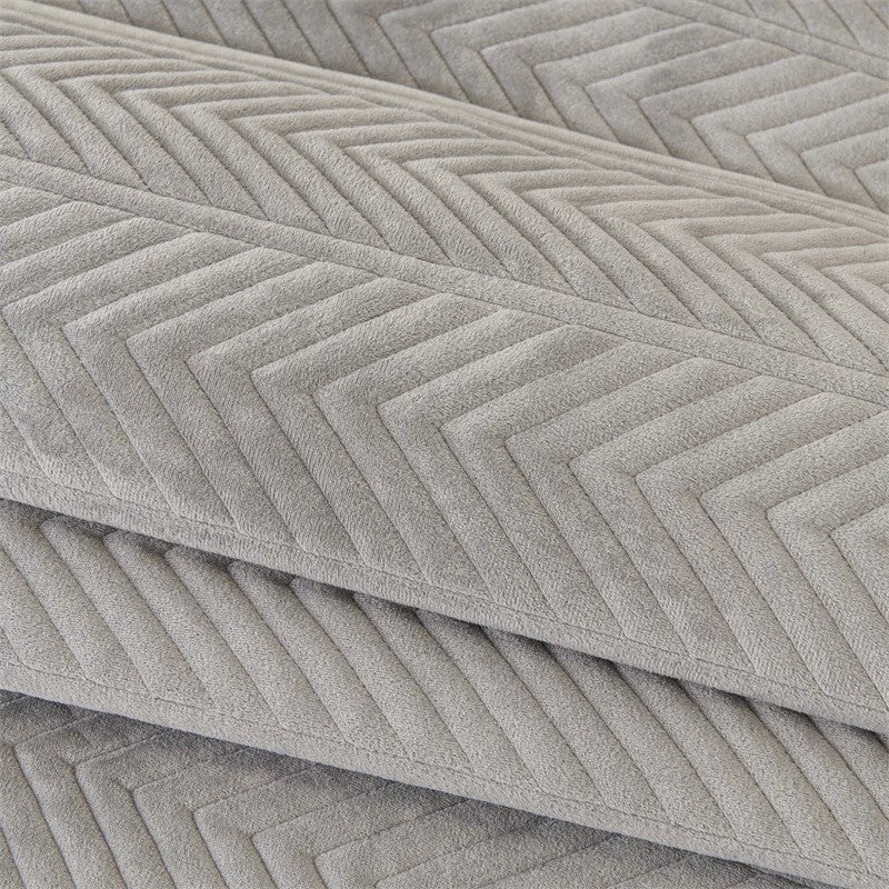 Capa de Sofá Universal em Veludo Premium, Padrão Geométrico Moderno | Toque Macio e Confortável