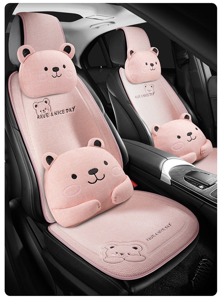 Capa de Almofada para Assento de Carro - Estilo, Conforto e Proteção Antiderrapante!