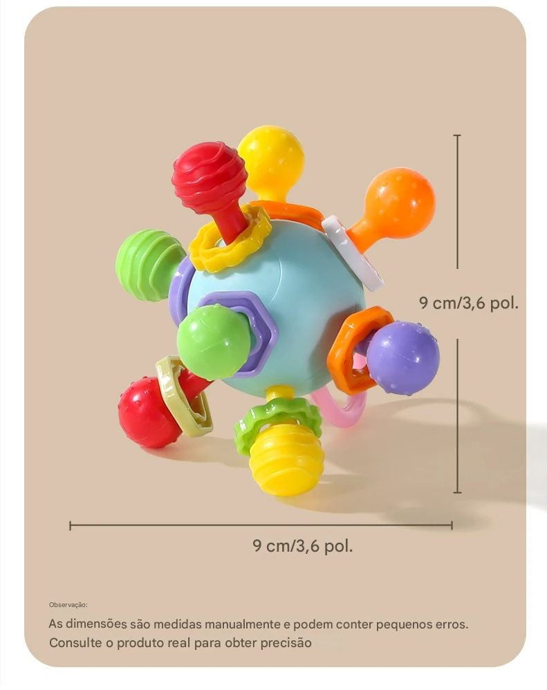 Bola Macia de Segurar para Bebês — Xingdun Presente ideal para bebês de 0 a 3 anos! ?