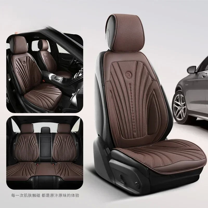 Capa de Assento Universal em Couro Premium – Conforto e Estilo em Todas as Estações!