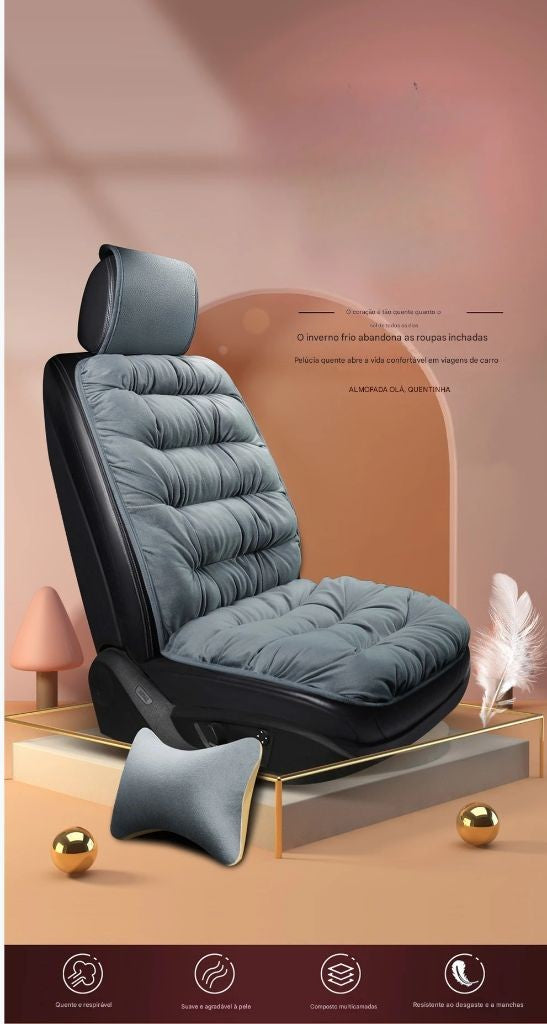 Almofada de Assento Automotivo, Proteção e Estilo para o inverno!
