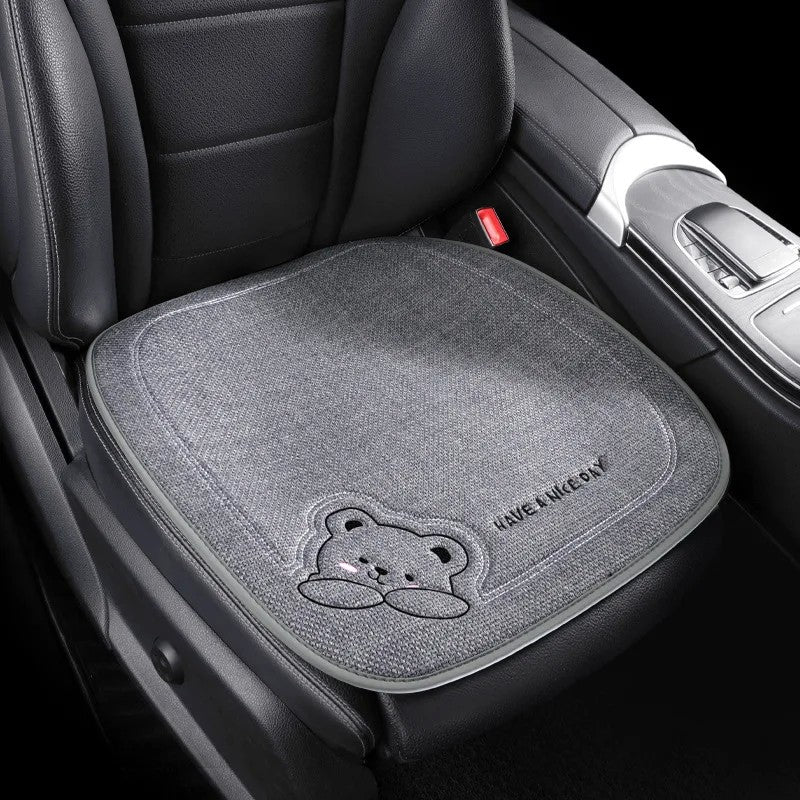Capa de Almofada para Assento de Carro - Estilo, Conforto e Proteção Antiderrapante!