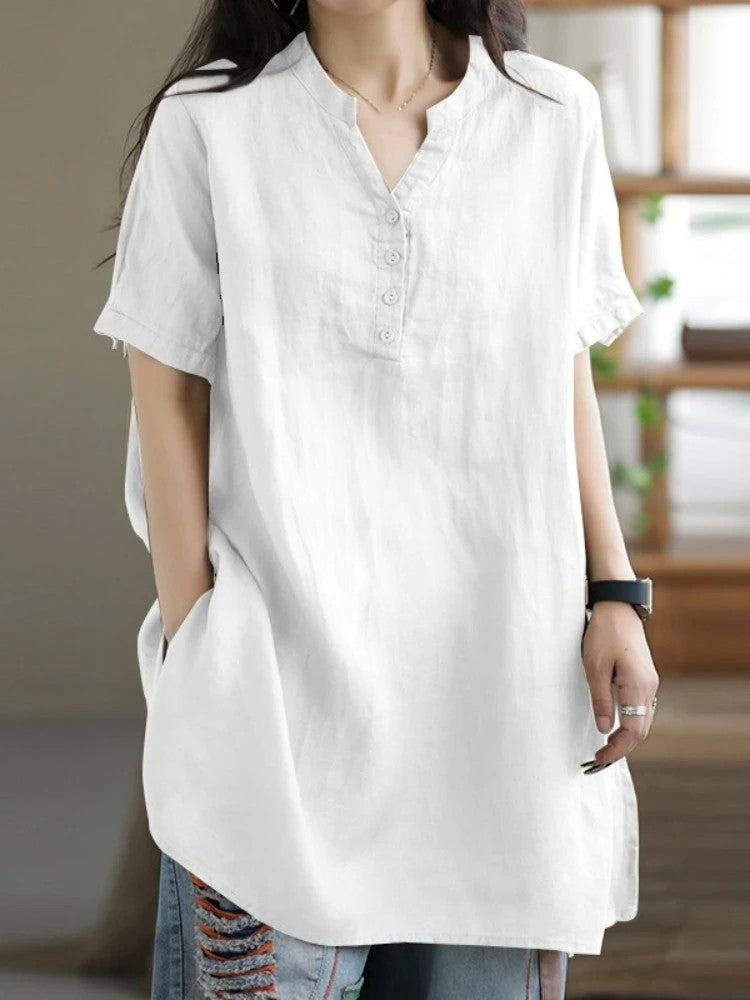 Camisa Feminina Casual – Verão 2025