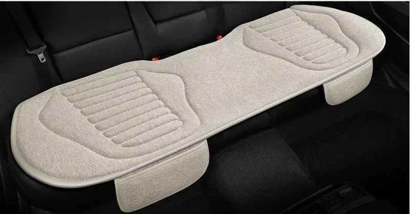 Capa Universal para Assento de Carro em Linho | 4 Estações | Respirável e Antiderrapante | Proteção Elegante para Bancos Automotivos