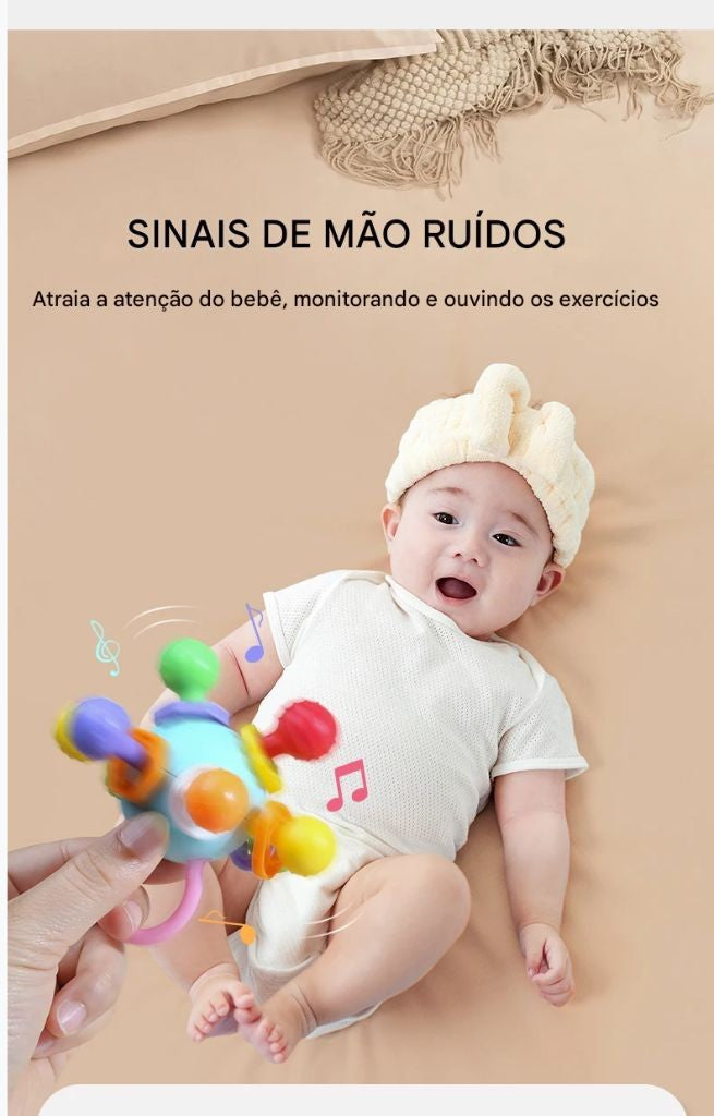 Bola Macia de Segurar para Bebês — Xingdun Presente ideal para bebês de 0 a 3 anos! ?