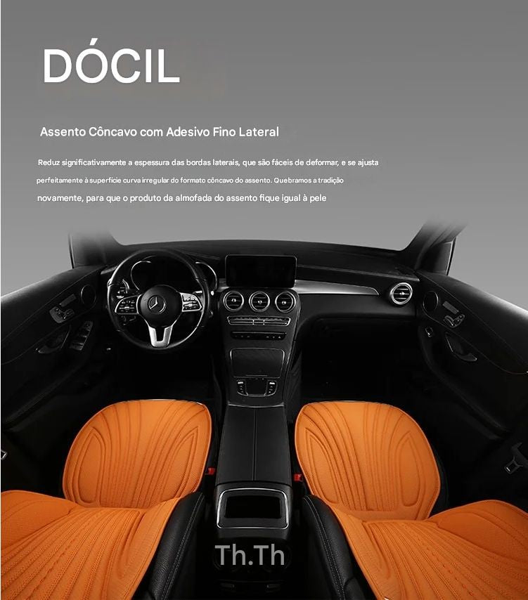 Capa de Assento Universal em Couro Premium – Conforto e Estilo em Todas as Estações!