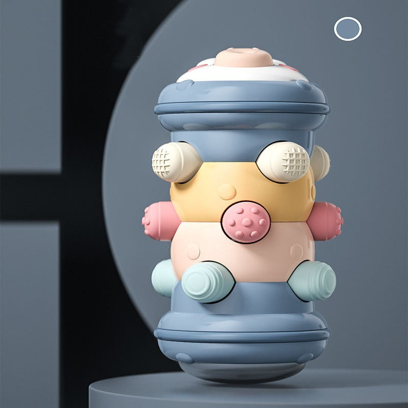 Rolo Inflável para Engatinhar — Brinquedo para Bebês de 6 a 12 Meses | Estímulo ao Desenvolvimento, Tempo de Barriga, Jogos de Fitness e Aprendizagem Precoce com Bola de PVC