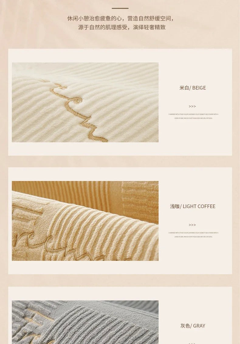 Capa de Sofá Nórdica Universal – Antiderrapante, elegante e perfeita para todas as estações!