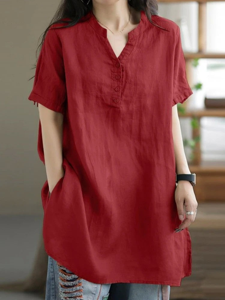 Camisa Feminina Casual – Verão 2025