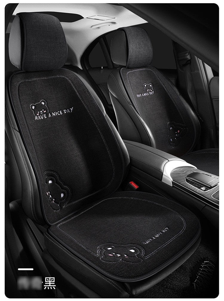 Capa de Almofada para Assento de Carro - Estilo, Conforto e Proteção Antiderrapante!