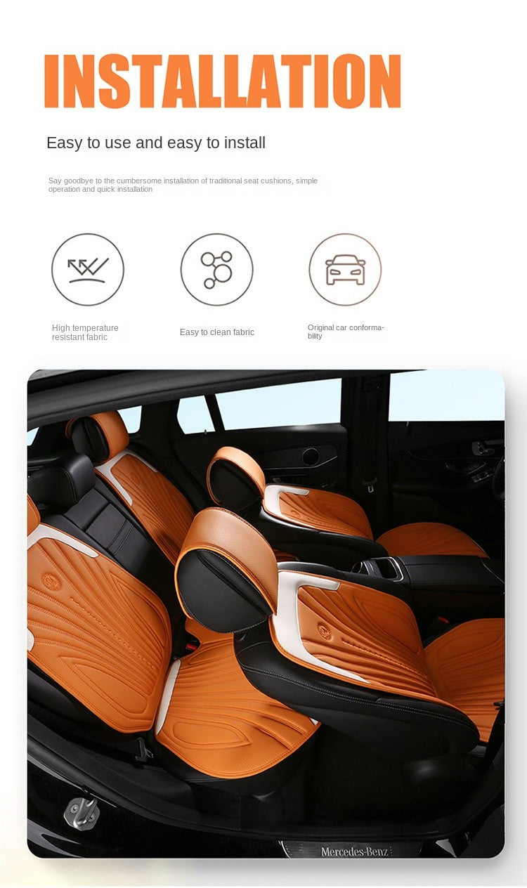 Capa de Assento Universal em Couro Premium – Conforto e Estilo em Todas as Estações!