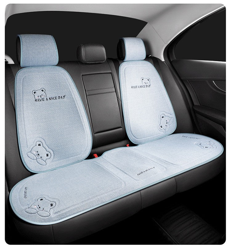 Capa de Almofada para Assento de Carro - Estilo, Conforto e Proteção Antiderrapante!