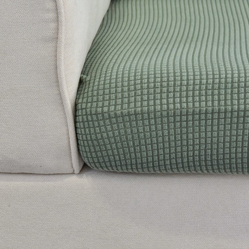 Capa de Sofá Elástica Premium – Protetor Engrossado em Cor Sólida, Conforto Elegante e Ajuste Perfeito para Sala de Estar