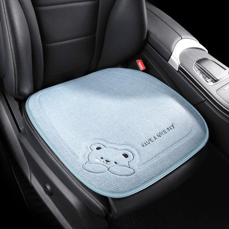 Capa de Almofada para Assento de Carro - Estilo, Conforto e Proteção Antiderrapante!