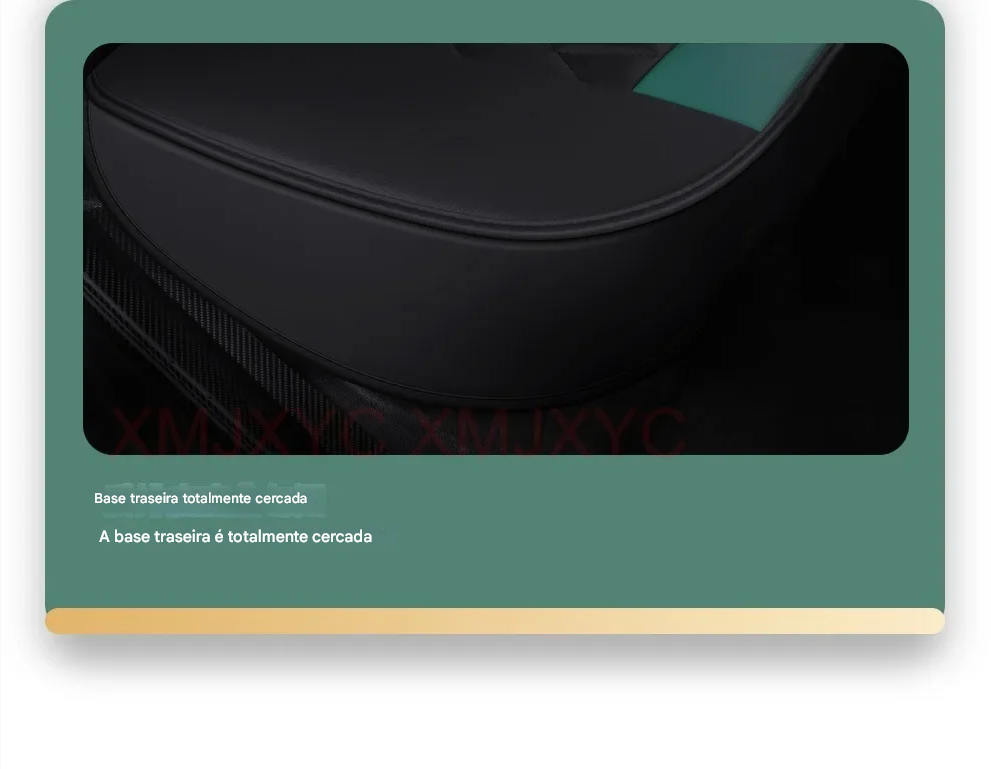 CAPA DE BANCO UNIVERSAL EM COURO PREMIUM!