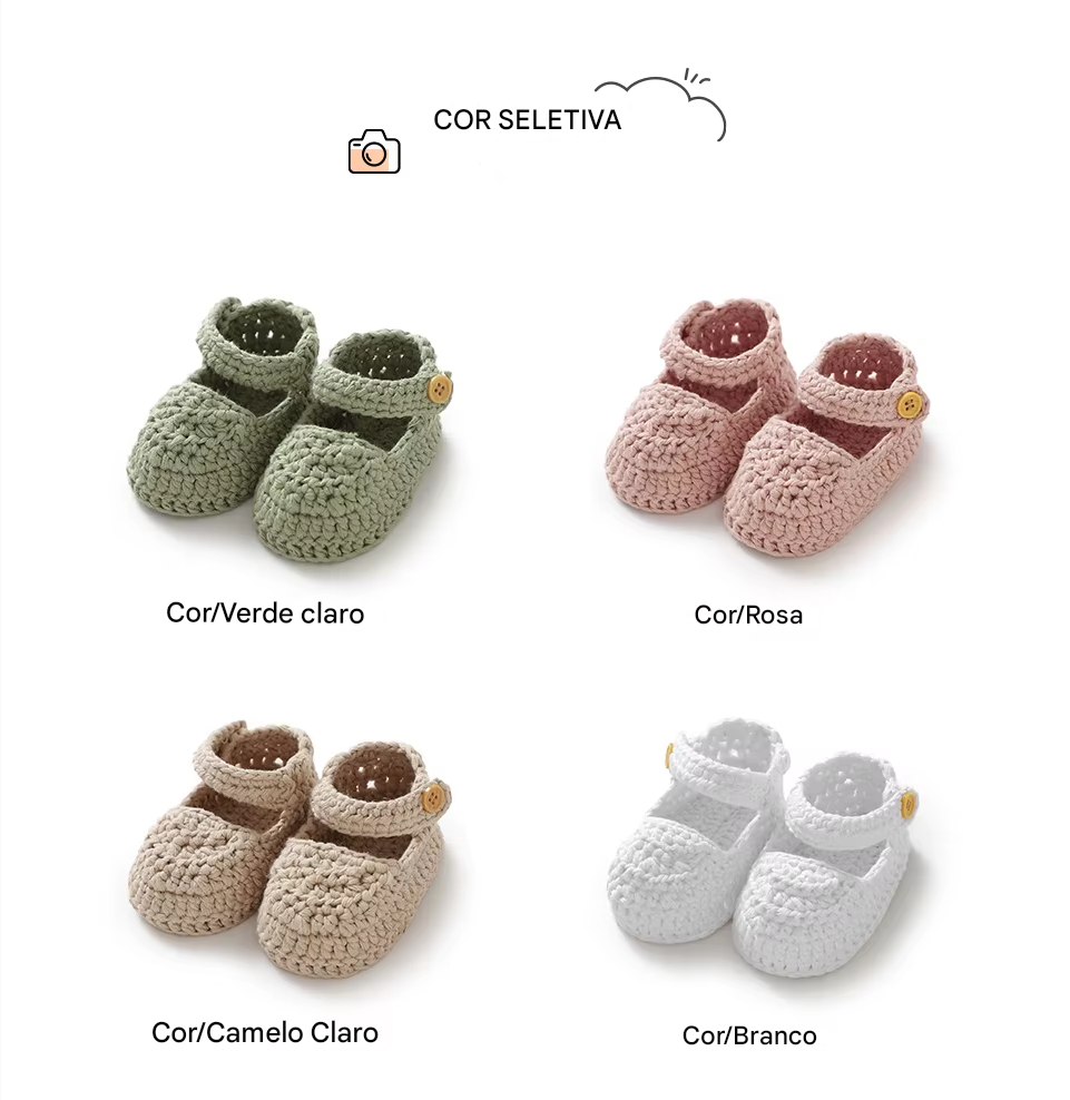 Sapatos para Bebê Recém-Nascido Menina (0-1 ano): Moda, cor pura, malha infantil, antiderrapante e sola macia. Ideais para os primeiros passos no inverno, perfeitos para caminhadas!