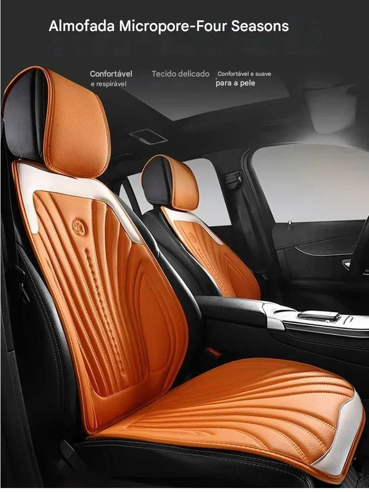 Capa de Assento Universal em Couro Premium – Conforto e Estilo em Todas as Estações!