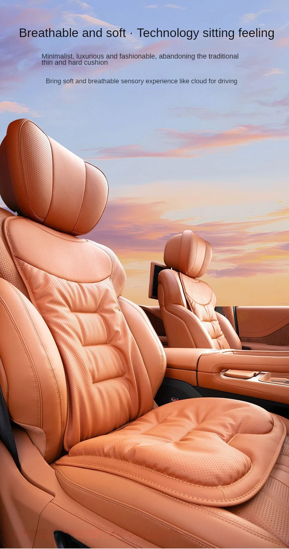 Proteção Completa para bancos – evita desgaste, sujeira e arranhões. Design moderno e confortável – Almofada acolchoada para mais conforto nas viagens.