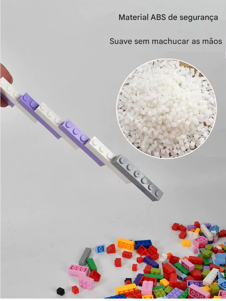 Blocos de Construção Criativos DIY – Conjunto em Massa com 300/500/1000/1500 Peças | Blocos Clássicos de Montar | Presente de Aniversário | Brinquedo Educativo para Crianças