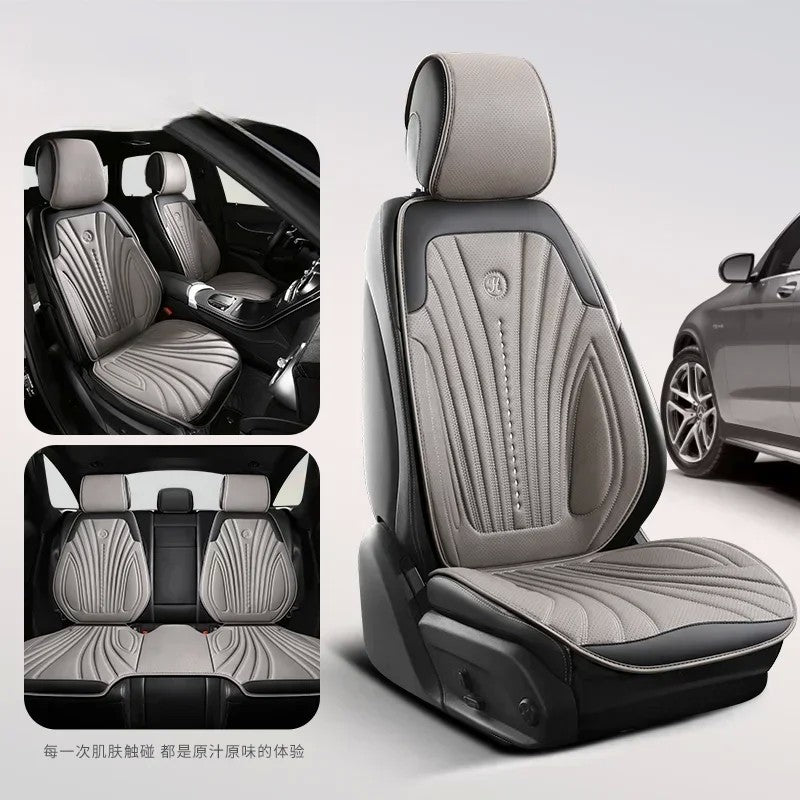Capa de Assento Universal em Couro Premium – Conforto e Estilo em Todas as Estações!